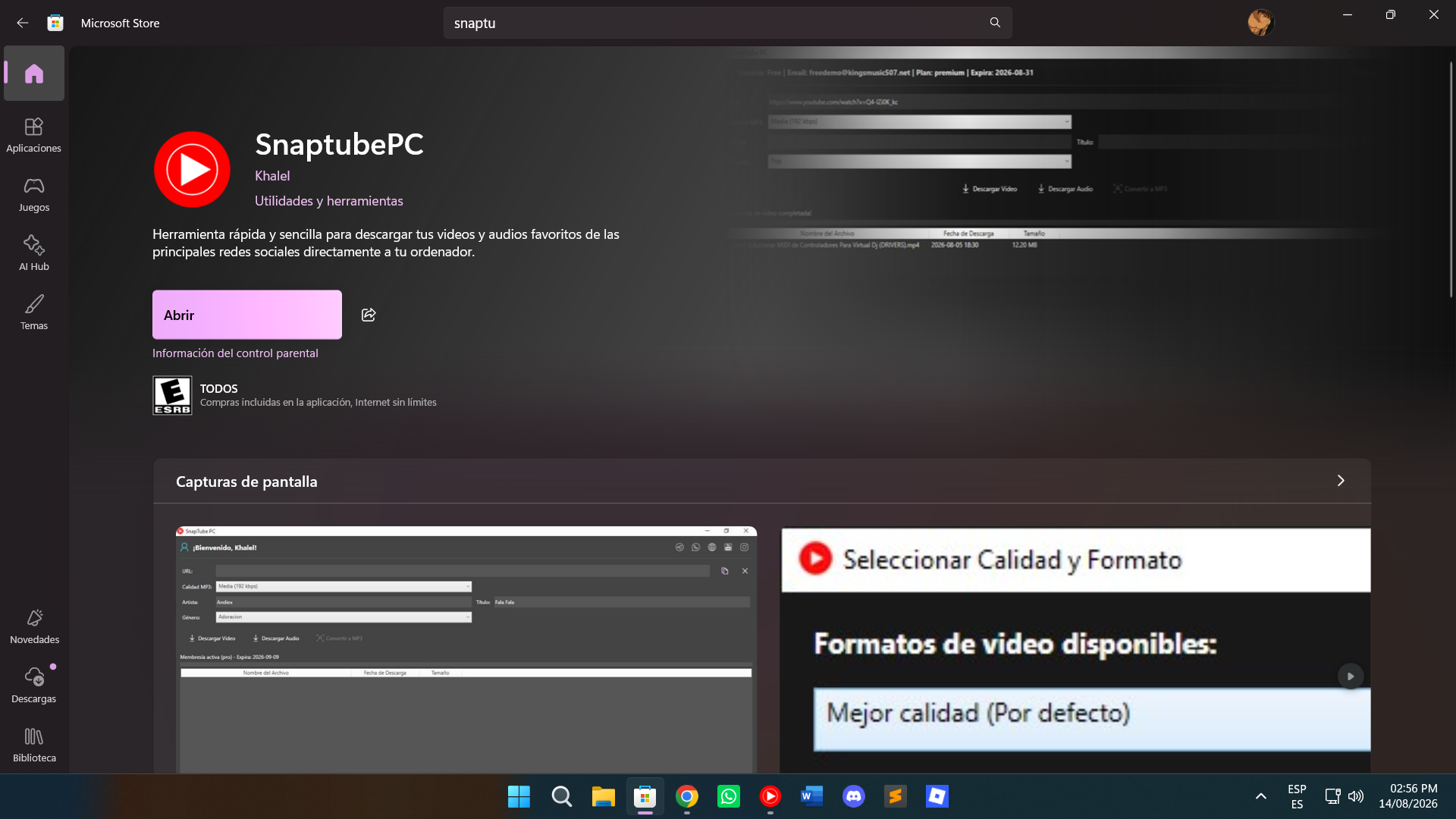 Microsoft Store SnapTubePC